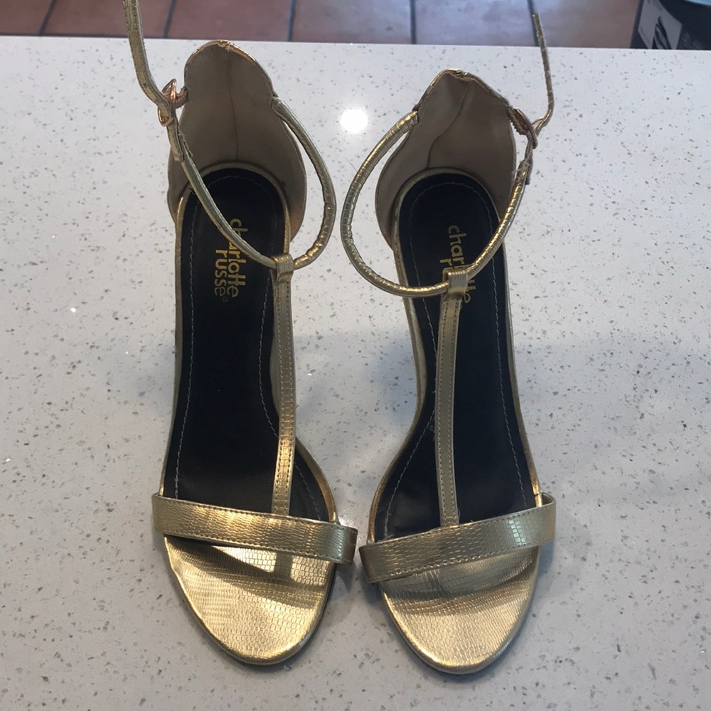 Gold heels